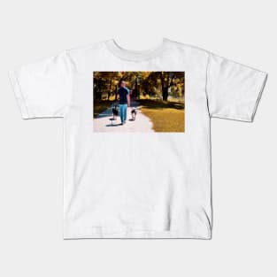 A Man and his Dogs Kids T-Shirt